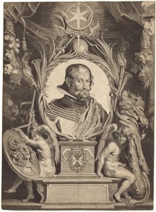 Gaspar de Guzman, greve av Olivares av Paulus Pontius, after Sir Peter Paul Rubens, after Diego Velázquez