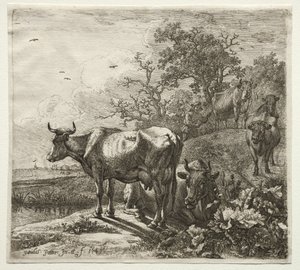 Kuherden. av Paulus Potter