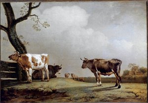 Engen. (olje på lerret av Paulus Potter