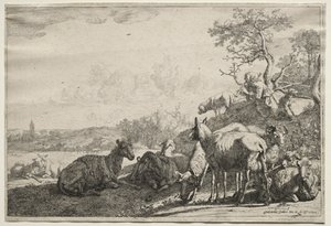 Hyrden, 1644. av Paulus Potter
