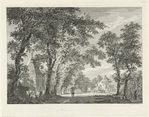Utsikt over en landsby i Driebergen, 1754