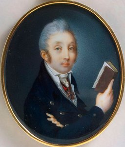 Portrett av statssekretæren og reformatorene grev Michail Speransky', 1772-1839, 1806. av Pavel Alexeevich Ivanov