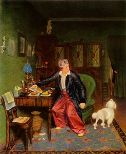 En aristokrat tar frokost, eller silke på magen og ingenting inni, 1849-1850, 1965.