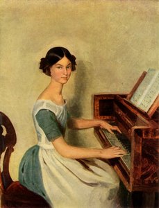 Portrett av Nadezhda Petrovna Zhdanovichova, 1849, 1965.
