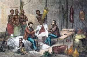 Livingstone og Stanley mottok aviser i Sentral-Afrika, 1871-1873 av Pearson