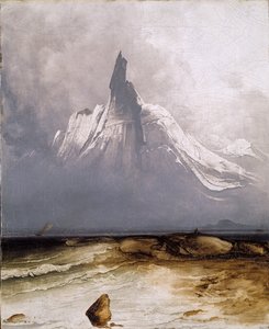 Stetind in Fog av Peder Balke