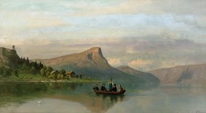Fra Nordfjord (olje på lerret) av Peder Cappelen Thurmann