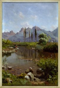 Bekkebredder ved Genfersjøen av Peder Monsted