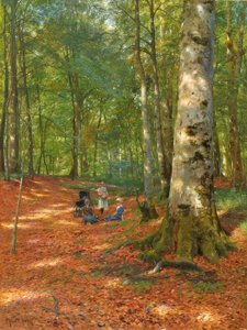 P.Mönsted, I skogryddingen av Peder Monsted