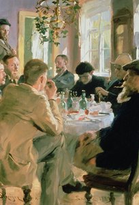 Lunsjtid, 1883 av Peder Severin Krøyer
