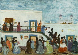 Ankomst til kirken; Ankommer fra kirken av Pedro Figari