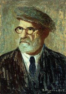 Selvportrett; selvportrett av Pedro Figari