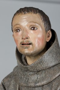 San Diego of Alcala, ca. 1665-70 (polykromt tre)
