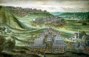 Utplassering av tropper i White Mountain i første fase av slaget ved White Mountain 7.–8. november 1620, maleri av Pieter Snayers (1592–1667) bevart i Santa Maria della Vittoria-kirken, Roma