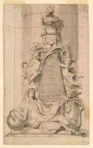 Design for Monument for van der Cammen-Henriques i St. Gumarus-kirken, Lier av Peeter Verbrugghen II