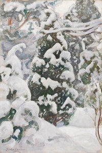 Einer i snø av Pekka Halonen