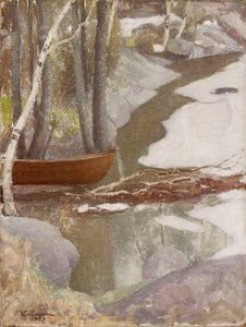 Vårlandskap, 1929.