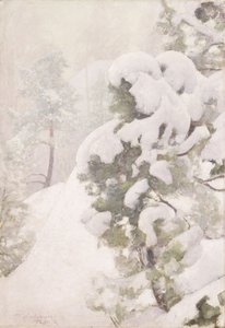Vinterlandskap av Pekka Halonen