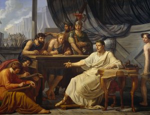Julius Cæsar dikterer kommentarer