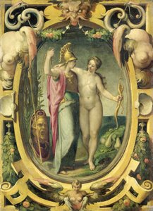 Venus og Minerva av Pellegrino Tibaldi (circle of)