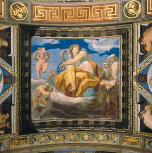 Personifisering av astrologi, fresco som er en del av en serie på 7 liberale kunster
