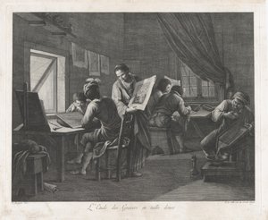 Trykkeverkstedet, 1750-1800., 1750-1800. av Pellegrino dal Colle