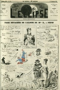 Detachee-side av Mademoiselle X. Omslag i "" L