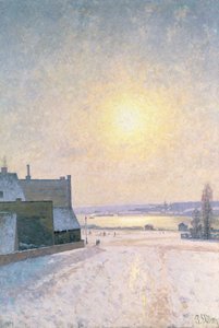 Sol og snø, Scene fra Stockholm av Per Ekstrom