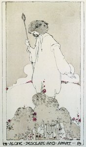 Illustrasjon til diktet Adonais, Elegy on Death of John Keats av Percy Bysshe Shelley