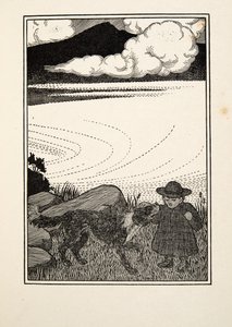 A Child Saved, fra A Hundred Anecdotes of Animals, pub. 1924 av Percy J. Billingshurst