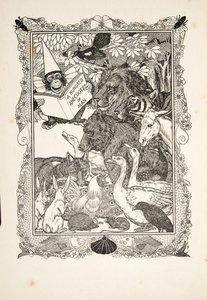 Frontispice, fra A Hundred Anecdotes of Animals, pub. 1924 av Percy J. Billingshurst