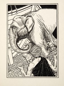 Noble Perseverance, fra A Hundred Anecdotes of Animals, pub. 1924 av Percy J. Billingshurst