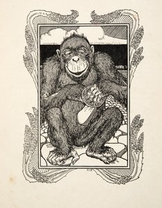 Oyster Opening, fra A Hundred Anecdotes of Animals, pub. 1924 av Percy J. Billingshurst