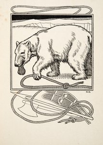 Sagacious Bruin, fra A Hundred Anecdotes of Animals, pub. 1924 av Percy J. Billingshurst