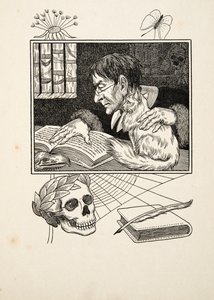 Sonnini og katten hans, fra A Hundred Anecdotes of Animals, pub. 1924 av Percy J. Billingshurst