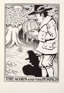 The Acorn and the Pumpkin, fra Fontaine Fables, pub. 1905