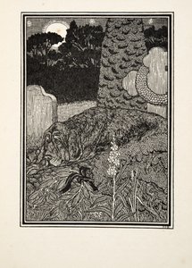 The Dog of Montargis, fra A Hundred Anecdotes of Animals, pub. 1924 av Percy J. Billingshurst
