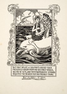 The Dolphin, fra A Hundred Anecdotes of Animals, pub. 1924 av Percy J. Billingshurst