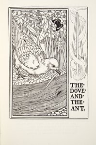 The Dove and the Ant, fra Fontaine Fables, pub. 1905