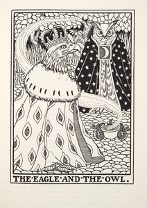 The Eagle and the Owl, fra Fontaine Fables, pub. 1905