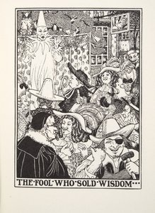 The Fool Who Sold Wisdom, fra Fontaine Fables, pub. 1905 (gravering) av Percy J. Billingshurst