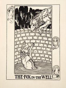 The Fox in the Well, fra A Hundred Fables of Aesop, pub.1903