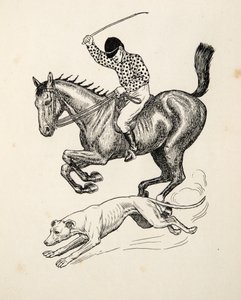 The Horse and Greyhound, fra A Hundred Anecdotes of Animals, pub. 1924 av Percy J. Billingshurst