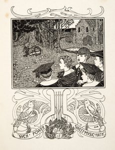 The Power of Music, fra A Hundred Anecdotes of Animals, pub. 1924 (gravering) av Percy J. Billingshurst