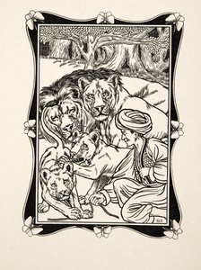 The Rights of Hospitality, fra A Hundred Anecdotes of Animals, pub. 1924 (gravering) av Percy J. Billingshurst