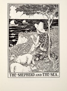 The Shepherd and The Sea, fra Fontaine Fables, pub. 1905