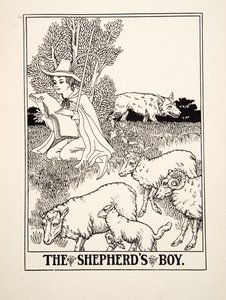 The Shepherds Boy, fra A Hundred Fables of Aesop, pub.1903
