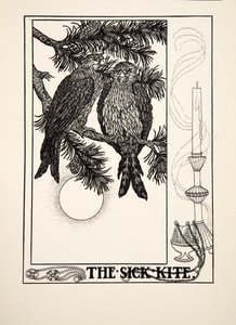 The Sick Kite, fra A Hundred Fables of Aesop, pub.1903