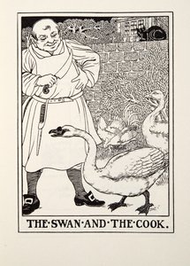 The Swan and the Cook, fra Fontaine Fables, pub. 1905