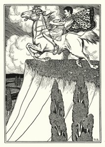 Antiochus Revengeds død (litho)